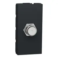 Noua Unica, Priza TV cablu coaxial tip F 1m antracit