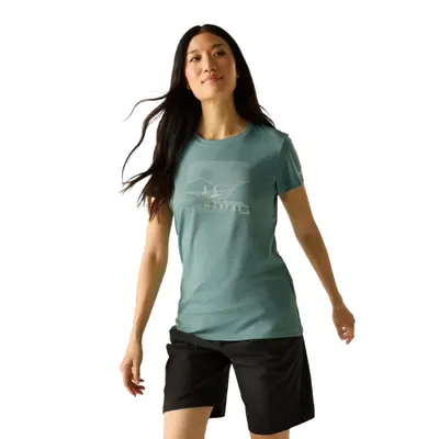Tricou Drumeții În Natură Regatta Fingal Surfer Femei