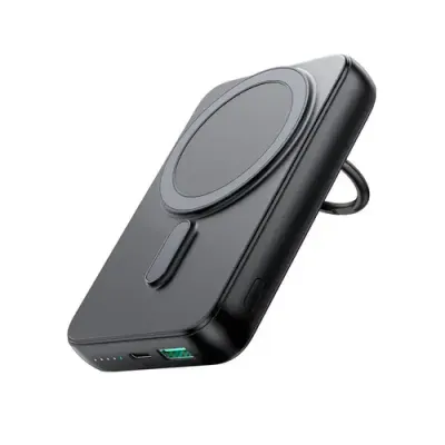 Baterie Externa MagSafe cu Suport Birou, 10000mAh - JoyRoom, Negru