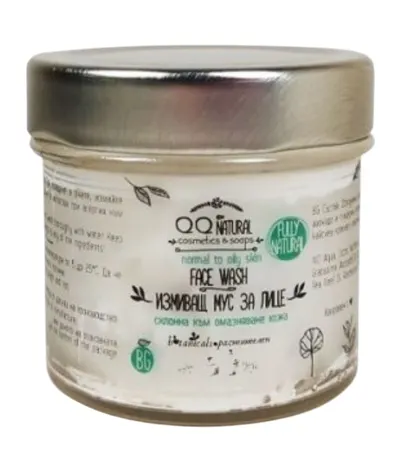 QQ Natural Spumă facială lavabilă pentru ten uscat, 130 ml