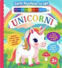 Unicorni. Carte de colorat cu apă - Paperback