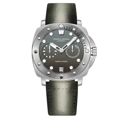 Ceas automatic diver bărbați PAGANI DESIGN PD-1767, 41 mm, mecanism CAL.2C10, safir, curea nylon, 200M rezistent la apă
