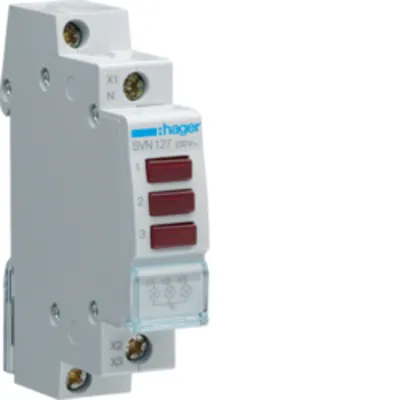 Lampă semnalizare 230V 3xroșu