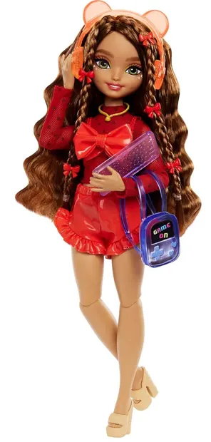 Păpuşă Barbie Dream Besties - Teresa, cu 10 accesoriul jocului video