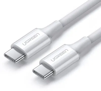 Cablu Ugreen - US300, USB-C/USB-C, 2 m, alb