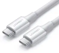Cablu Ugreen - US300, USB-C/USB-C, 2 m, alb