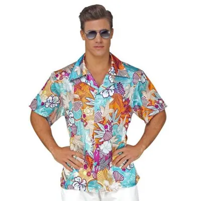 Camasa hawaii satin