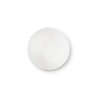 Plafoniera Simply, 2 becuri, dulie E27, D:300 mm, H:120 mm, Alba