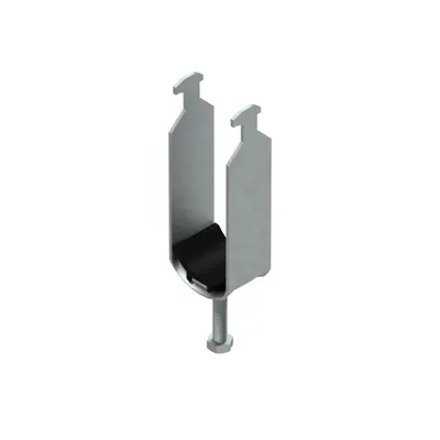 Clema in U pentru cablu cu jgheab de presiune din plastic BAK 42/2