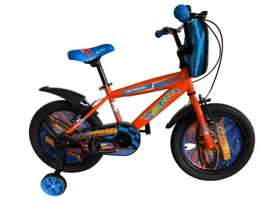 Bicicleta copii Belderia Fastwheel, culoare portocaliu, roata 12 , cadru din otel