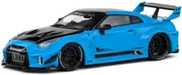 Model de colecție SOLIDO Modern: Mașini - Nissan GT-R (R35) LBWK Body-Kit, Silhouette (Blue) (2019)
