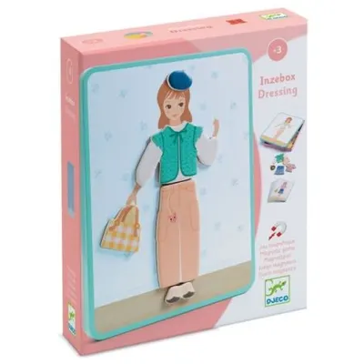 Joc educativ cu magnet de imbracat personaje, Djeco