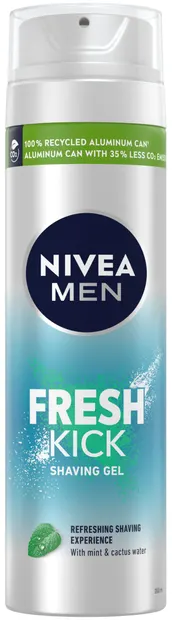 Nivea Men Gel de ras Fresh Kick, 200 ml