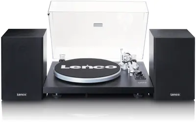 Pick-up Lenco - LS-500BK, Bluetooth, două difuzoare, negru