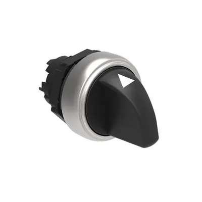 Selector Switch Actuator Knob Ø22mm Platinum Series, 3 Pozitii, 1 - 0 - 2