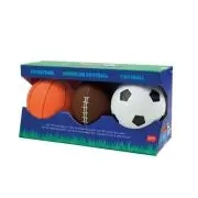 Set 3 mingi antistres Basket Ball, American Football, Football