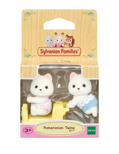 Set 2 figurine - Sylvanian Families - Pomeranian Twins
