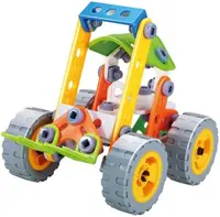 Set de constructie Hoogar - Motostivuitor, 84 piese