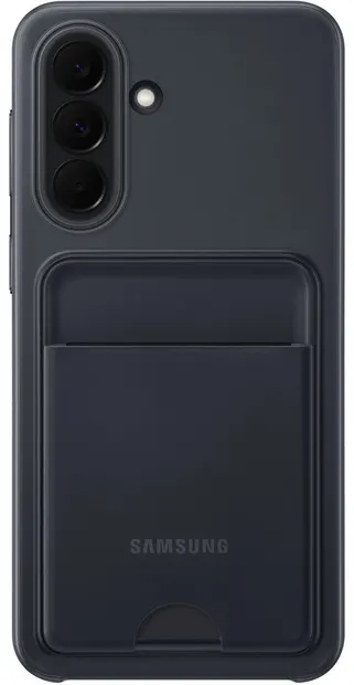 Husă Samsung – Card Slot Cover, Galaxy A37, Qi, negru