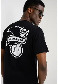 ’47 - Tricou cu imprimeu grafic Neyyan Backer - Negru