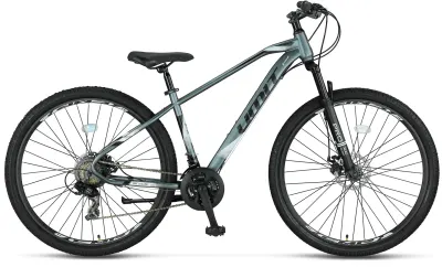Bicicleta MTB Umit Arcus 2D, culoare antracit, roata 27.5 , cadru otel, frana disc, 21 viteze