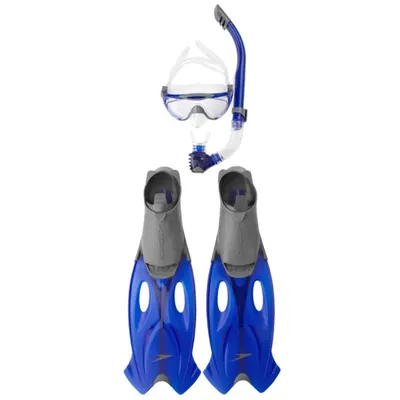 Speedo Glide Glide Snorkel Fin mască + aripioare + set snorkel