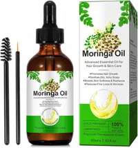 Ulei premium de Moringa 100% Natural pentru Cresterea Parului si Ingrijirea Tenului, NOVA KISS , 60 ml