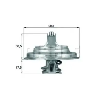 Termostat, lichid racire MAHLE ORIGINAL TX 54 83D