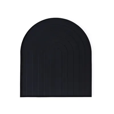 Scurgător de vase negru din silicon 40x36 cm – OYOY Living Design