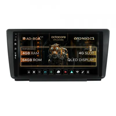 Navigatie Skoda Octavia 2, Android, A-Octacore 4GB RAM + 64GB ROM, 9 Inch - AD-BGA9004+AD-BGRKIT038