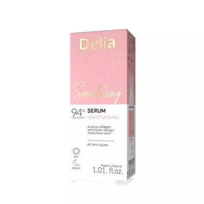 Ser hidratant pentru fata si decolteu Smoothing, 30ml, Delia Cosmetics