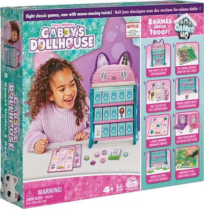 Gabby's Dollhouse - 8 jocuri sub un singur acoperiș - Pentru copii