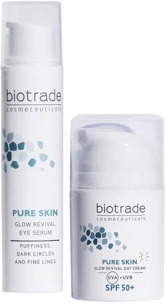Biotrade Pure Skin Set - Cremă de zi și Ser pentru ochi, 50 + 15 ml