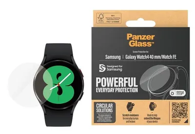 Protector de sticlă PanzerGlass - Galaxy Watch 4/Watch FE, transparent