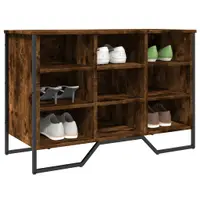 Gossi pantofar, stejar fumuriu, 90x38x61,5 cm, lemn prelucrat