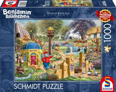 Puzzle Schmidt din 1000 de piese - Zoo Benjamin
