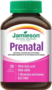 Prenatal Multivitamine pentru femeile însărcinate, 30 tablete, Jamieson