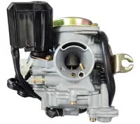 Carburetor Moretti GY6, 50cc 4T, t.18 mm, soc automat, capac metalic