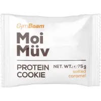 GymBeam MoiMüv Protein Cookie biscuiți cu proteine aroma Salted Caramel 75 g