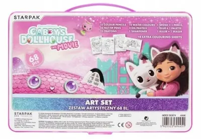 Set creativ Starpak - Gabby's Dollhouse, 68 piese