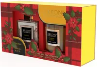 Set lumanari parfumate Areon Classic - Cu bețișoare parfumate, Vanilla Black