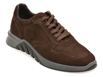 Pantofi sport RELAX maro, 2623, din piele intoarsa