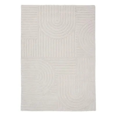 Covor fildeș țesut manual din lână 200x290 cm Zen Garden – Flair Rugs