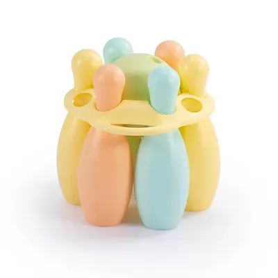 Set de bowling cu 6 popice Dolu Pastel 19 cm