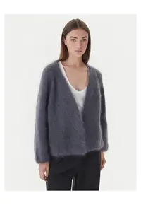 Cardigan de dama gri -