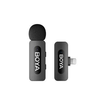 BOYA BY-V1 Sistem de microfon wireless ultracompact pentru dispozitive iOS (lightning) - Default Title