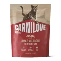 Carnilove Active Cat Dry Lamb & Wild Boar Sterilised Adult All Breeds 400 g