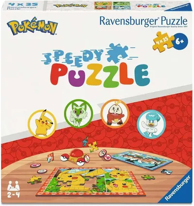 Puzzle pentru copii Ravensburger din 4 х 35 piese - Pokemon