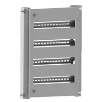 Cadru modular 4 randuri x 19 mod., pe balamale, cu sine DIN