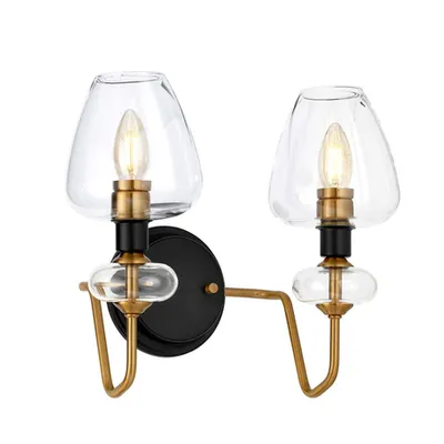Aplica Armand 2 Light Wall Light – Aged Brass